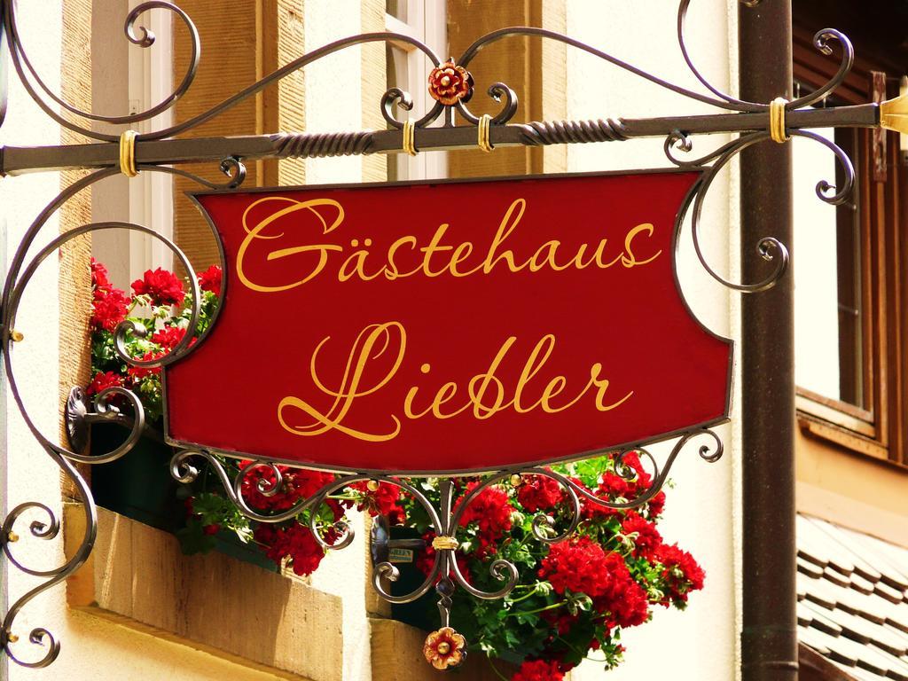 Gaestehaus Liebler Rothenburg ob der Tauber Buitenkant foto
